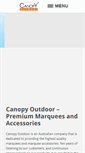 Mobile Screenshot of canopyoutdoor.com.au